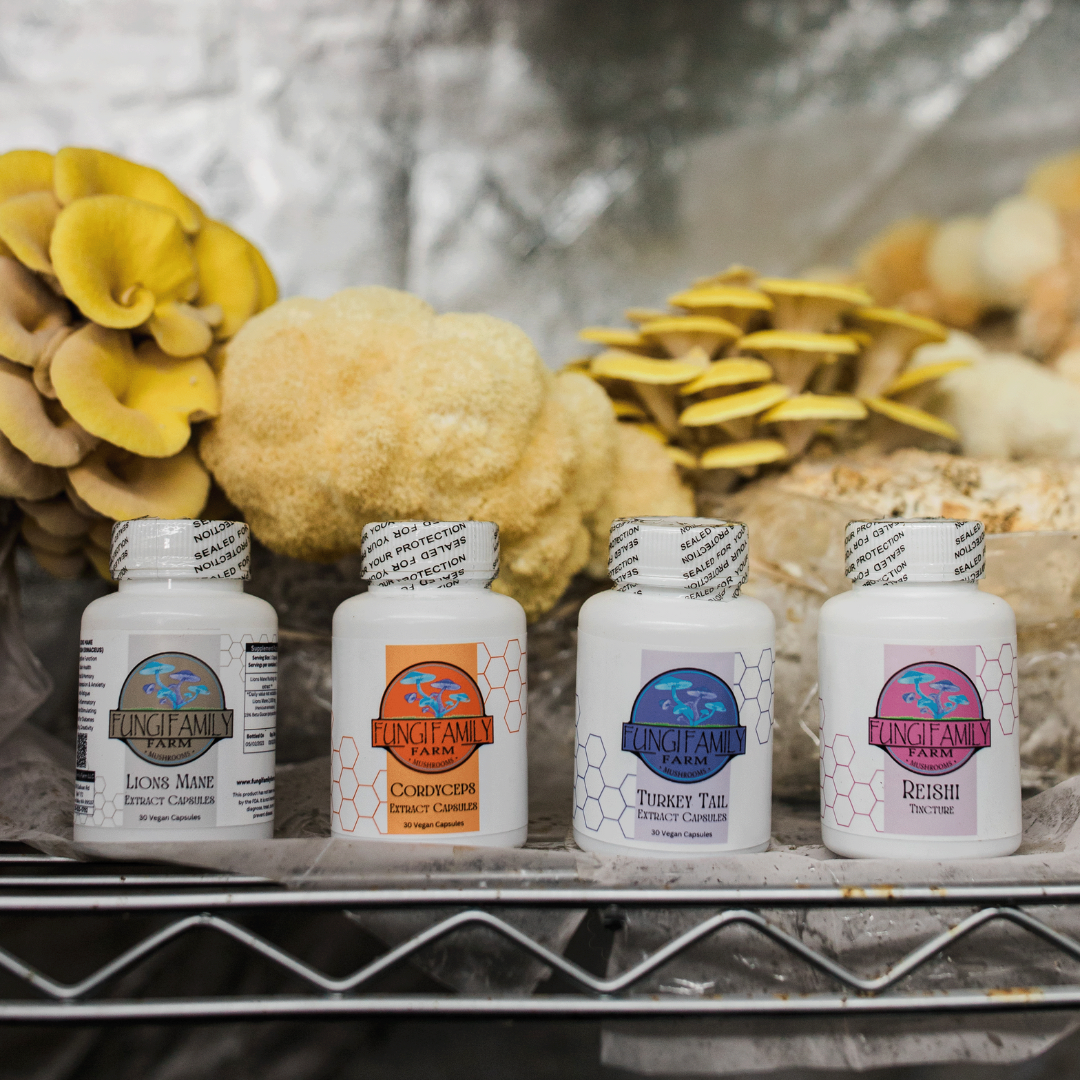 4-Mushroom Capsule Variety Pack – Daily Functional Wellness, Simplified