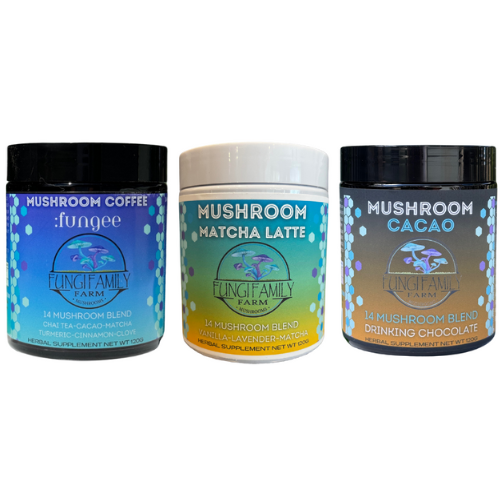 3 Mushroom Drink Bundle