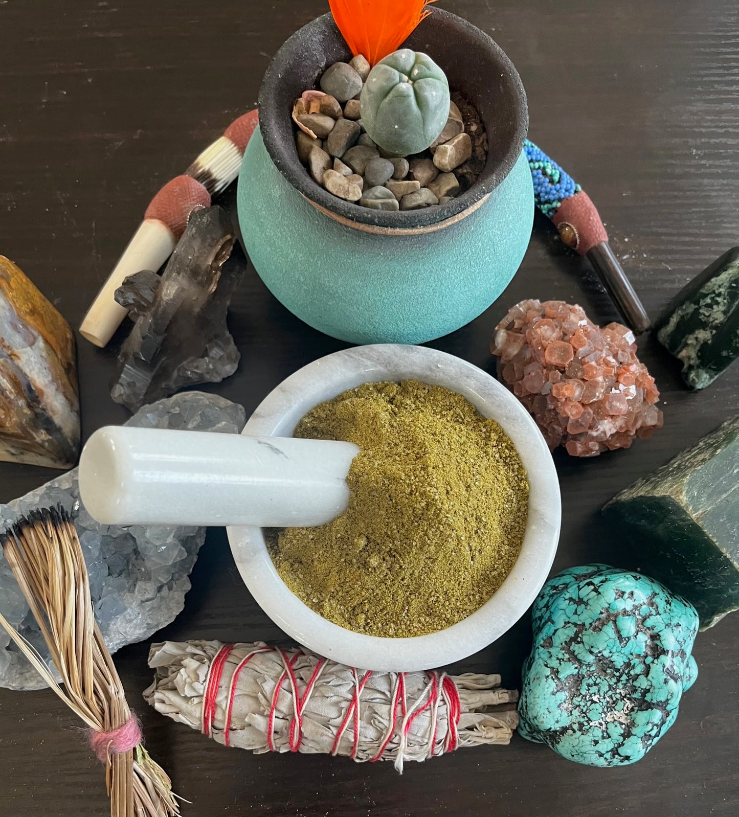 Mushroom Vanilla Lavender Matcha Latte