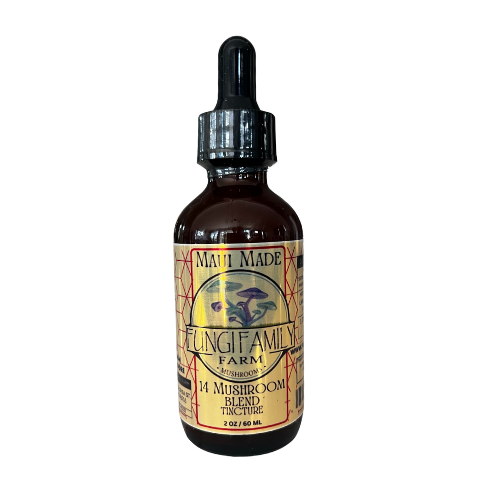 14 Mushroom Blend Tincture Dual Extract Ultrasonic