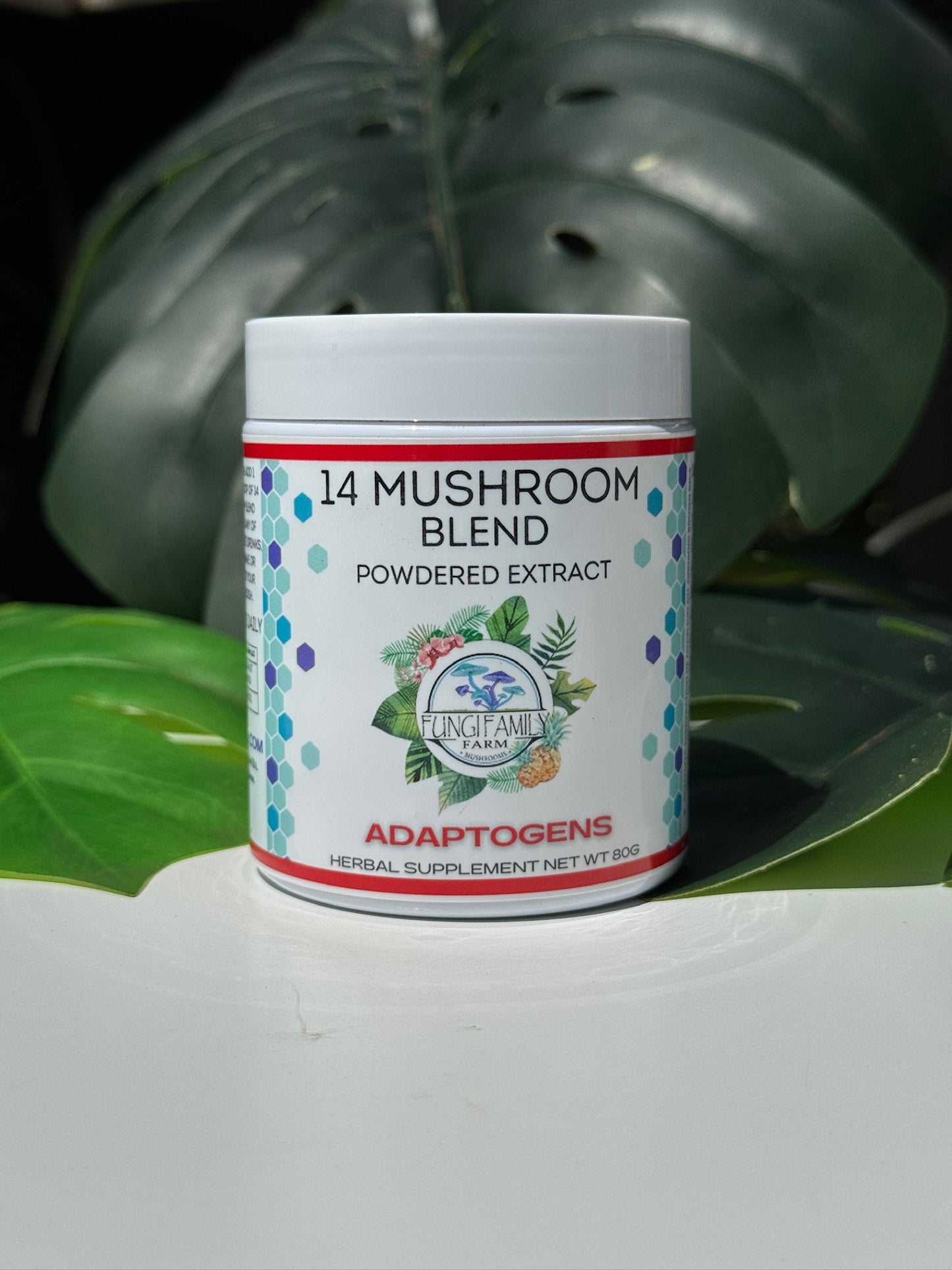 14 Mushroom Blend Powder Extract 100g/30 Day supply (see description)