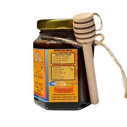 3 0Z Mushroom Infused Honey with Lions Mane, Reishi and Turkey Tail
