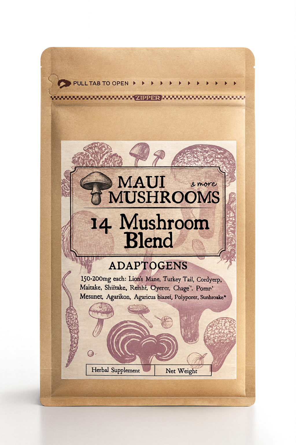 14 Mushroom Blend Powder Extract – Pure, Powerful, Full-Spectrum Wellness