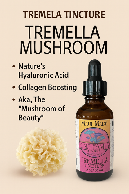 Tremella Mushroom Tincture – Hydration & Skin-Supporting Extract (2,000 mg)