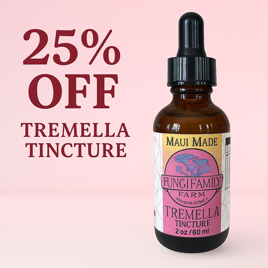 Tremella Mushroom Tincture – Hydration & Skin-Supporting Extract (2,000 mg)