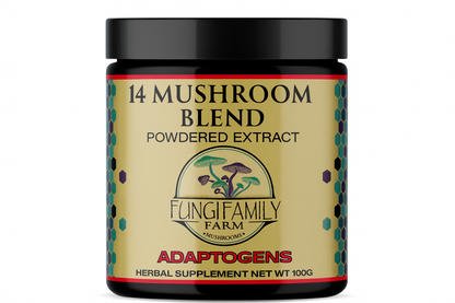 14 Mushroom Blend Powder Extract – Pure, Powerful, Full-Spectrum Wellness