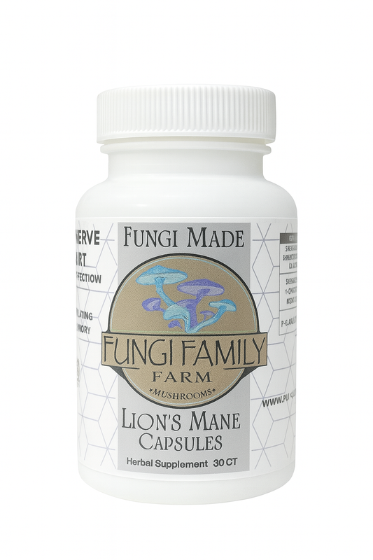 Lions Mane Mushroom Extract Capsules