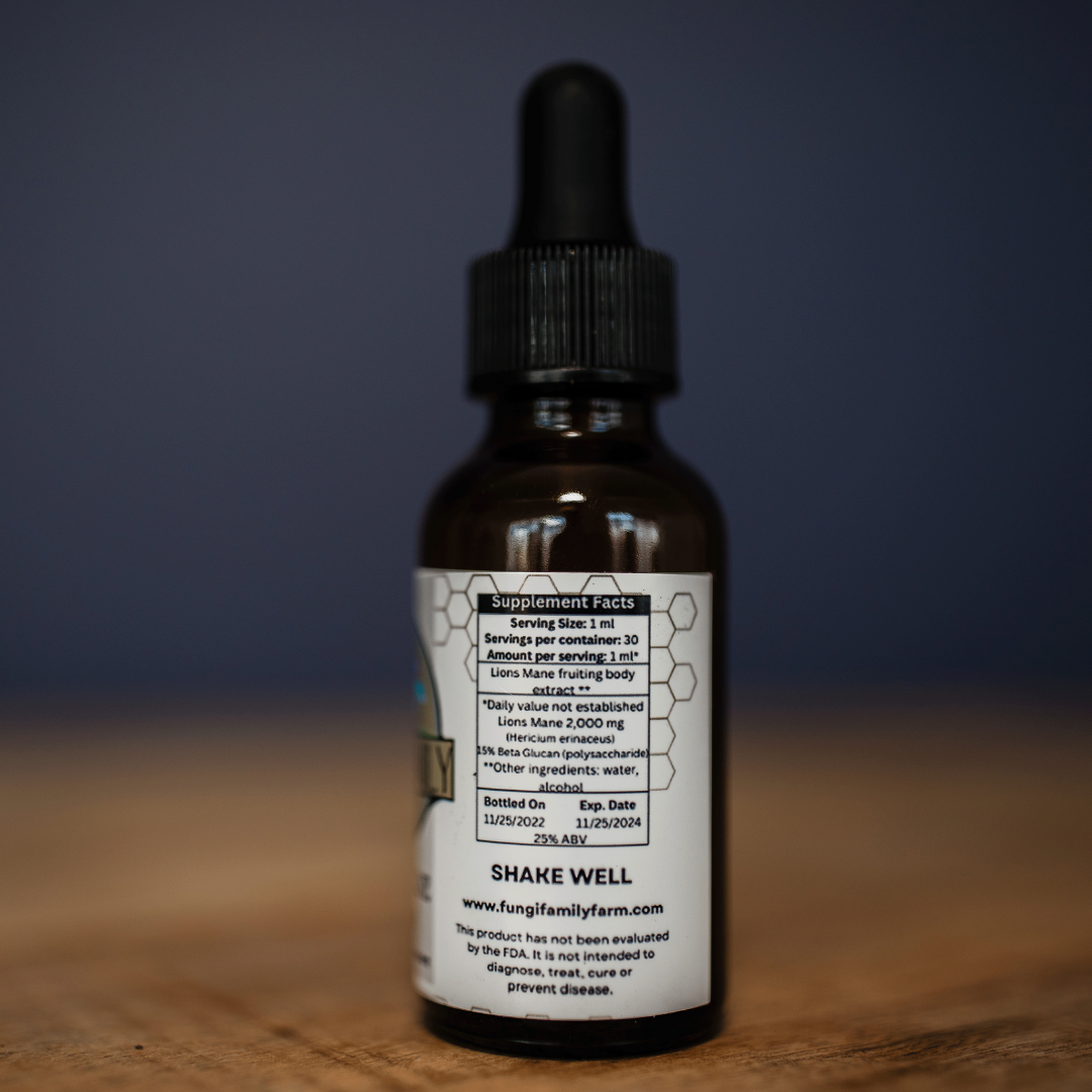 Lions Mane Mushroom Tincture