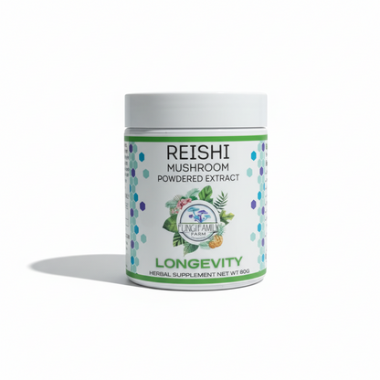 Reishi Mushroom Powder Extract – Ganoderma lucidum (2,000 mg)