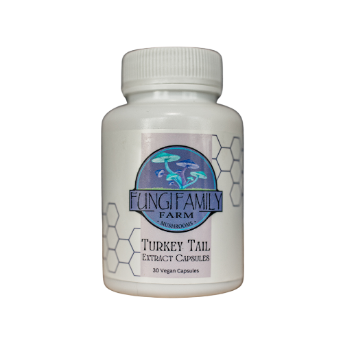 Turkey Tail Mushroom Extract Capsules