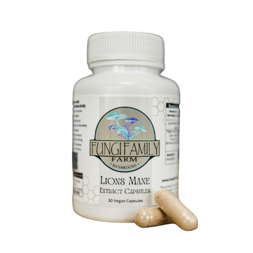 Lions Mane Mushroom Extract Capsules