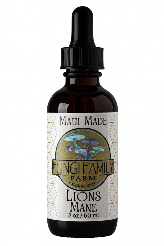 Lion’s Mane Tincture – Dual + Ultrasonic Extract for Focus & Cognitive Support